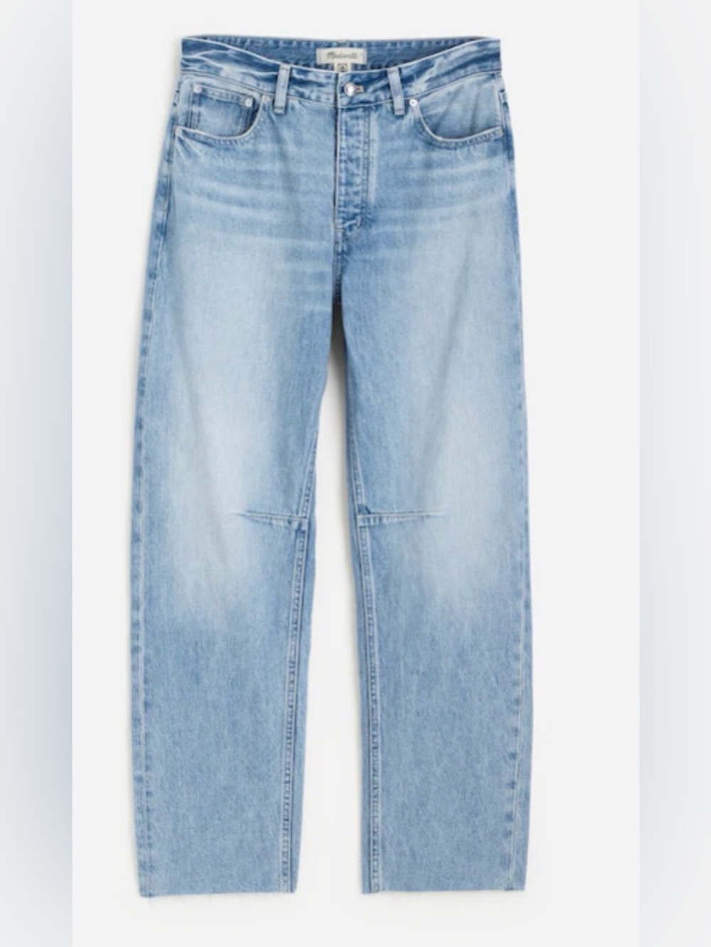 Madewell The Darted Barrel-Leg Jean Edmondson Wash Rigid size 28 - Picture 2 of 5